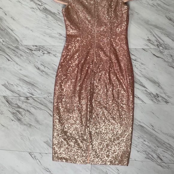 Vince Camuto Pink Ombré Sequin Cocktail - Picture 2 of 6